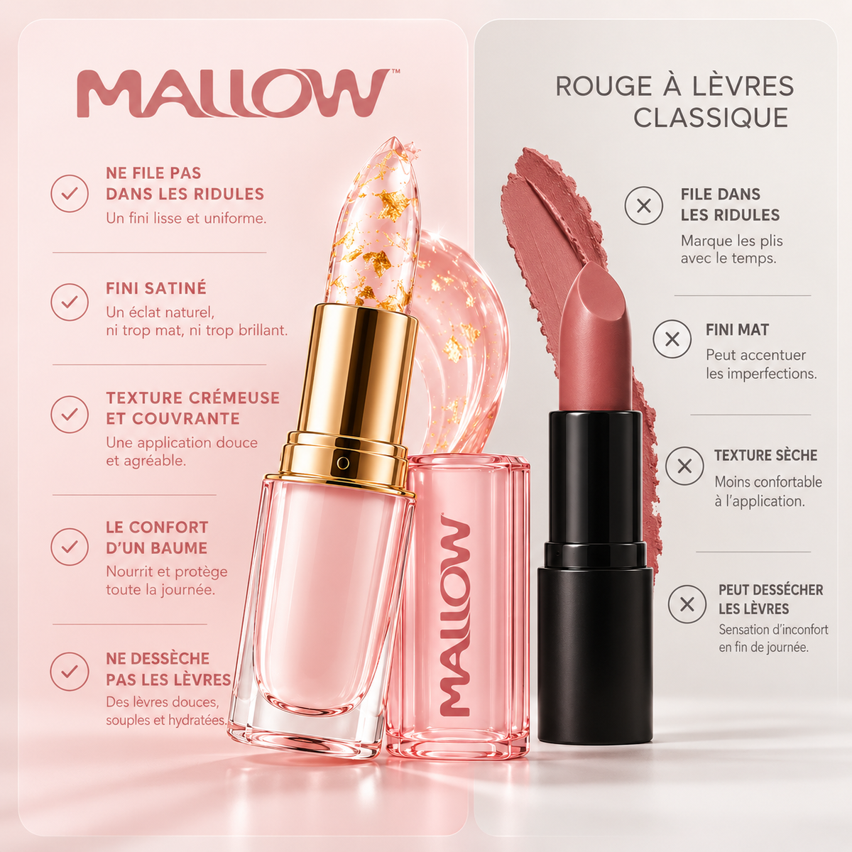 Rouge à lèvres adaptatif au pH